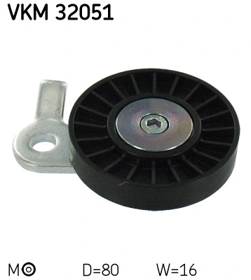 Tensioner Pulley, V-ribbed belt (VKM 32051)