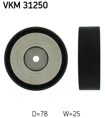 Deflection/Guide Pulley, V-ribbed belt (VKM 31250)