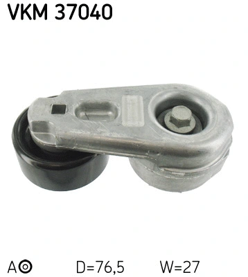 Tensioner Pulley, V-ribbed belt (VKM 37040)