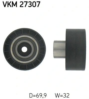 Deflection/Guide Pulley, timing belt (VKM 27307)
