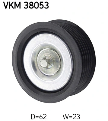 Deflection/Guide Pulley, V-ribbed belt