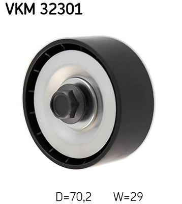 Deflection/Guide Pulley, V-ribbed belt