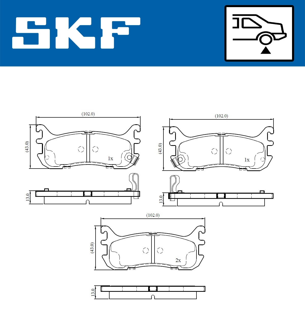 Brake Pad Set, disc brake