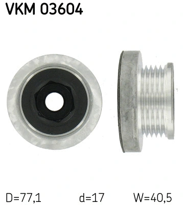 Alternator Freewheel Clutch (VKM 03604)