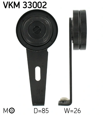 Tensioner Pulley, V-ribbed belt (VKM 33002)