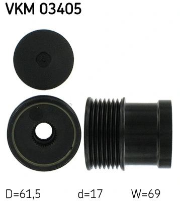 Alternator Freewheel Clutch (VKM 03405)