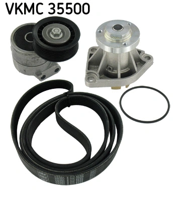 Water Pump + V-Ribbed Belt Kit (VKMC 35500)