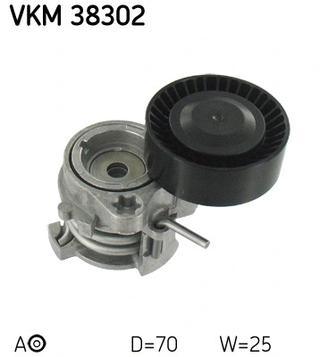 Tensioner Pulley, V-ribbed belt (VKM 38302)