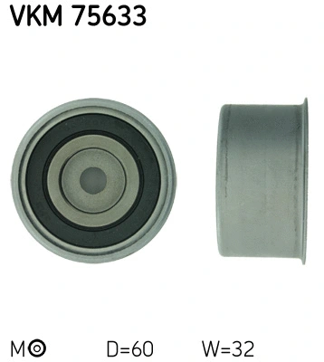 Tensioner Pulley, timing belt (VKM 75633)