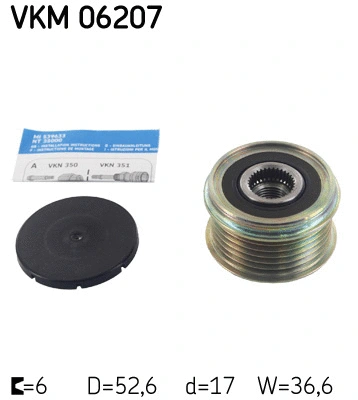 Alternator Freewheel Clutch (VKM 06207)
