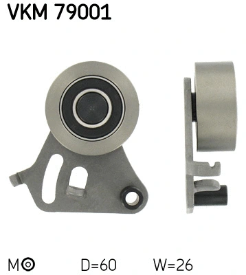 Tensioner Pulley, timing belt (VKM 79001)