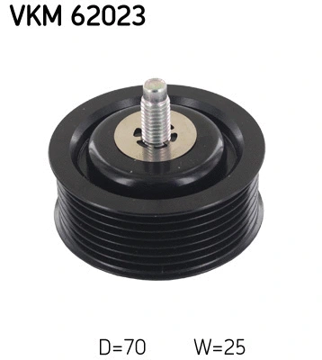 Deflection/Guide Pulley, V-ribbed belt (VKM 62023)