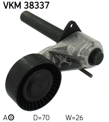 Tensioner Pulley, V-ribbed belt (VKM 38337)