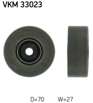 Deflection/Guide Pulley, V-ribbed belt (VKM 33023)