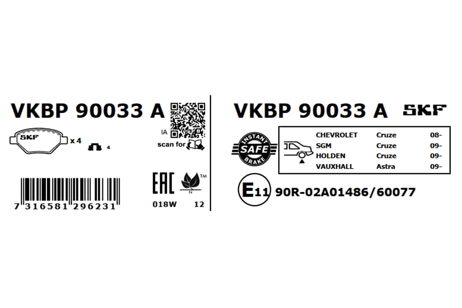 Brake Pad Set, disc brake