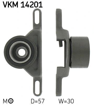 Tensioner Pulley, timing belt (VKM 14201)