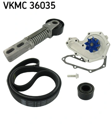Water Pump + V-Ribbed Belt Kit (VKMC 36035)
