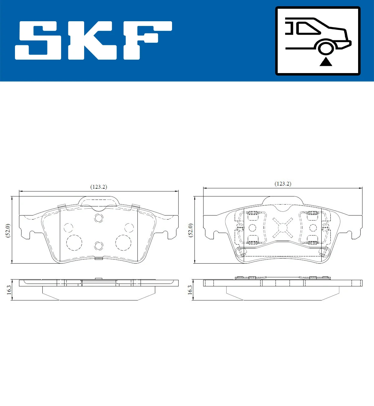 Brake Pad Set, disc brake (VKBP 90178)