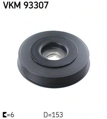 Belt Pulley, crankshaft (VKM 93307)