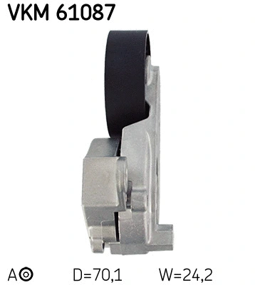 Tensioner Pulley, V-ribbed belt