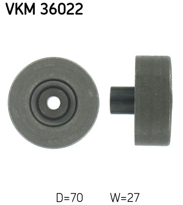 Deflection/Guide Pulley, V-ribbed belt (VKM 36022)