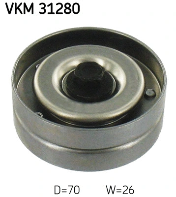 Deflection/Guide Pulley, V-ribbed belt (VKM 31280)
