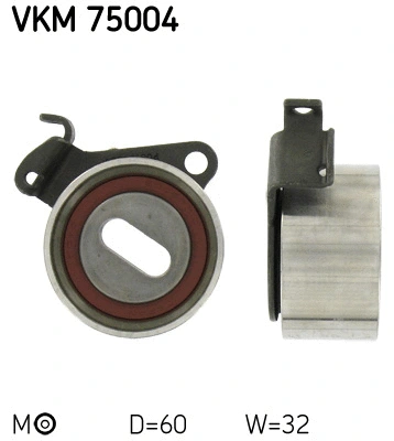 Tensioner Pulley, timing belt (VKM 75004)