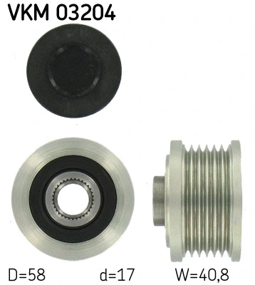 Alternator Freewheel Clutch (VKM 03204)
