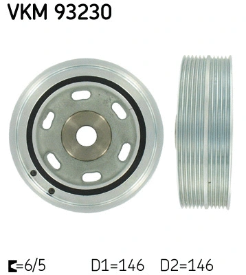 Belt Pulley, crankshaft (VKM 93230)