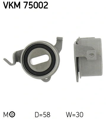 Tensioner Pulley, timing belt (VKM 75002)