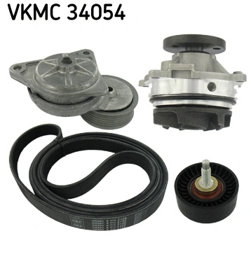 Water Pump + V-Ribbed Belt Kit (VKMC 34054)