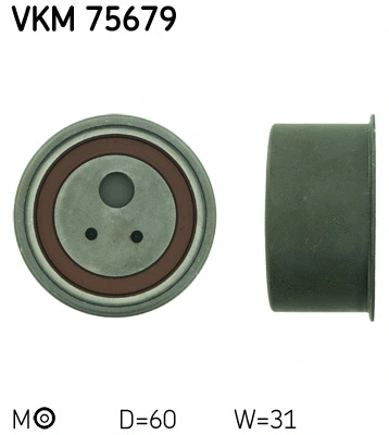 Tensioner Pulley, timing belt (VKM 75679)