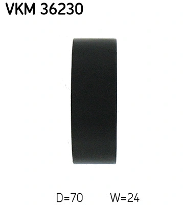 Deflection/Guide Pulley, V-ribbed belt