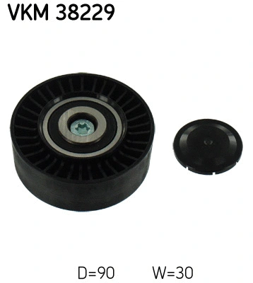 Deflection/Guide Pulley, V-ribbed belt (VKM 38229)