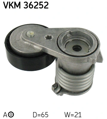 Tensioner Pulley, V-ribbed belt (VKM 36252)