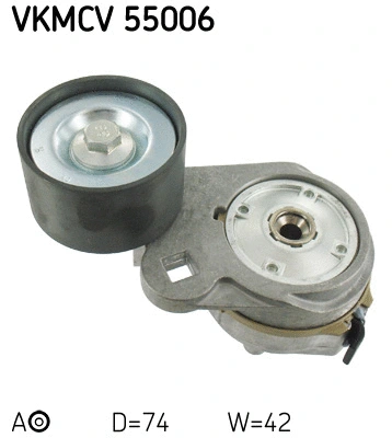 Tensioner Pulley, V-ribbed belt (VKMCV 55006)