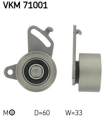 Tensioner Pulley, timing belt (VKM 71001)