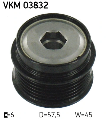 Alternator Freewheel Clutch (VKM 03832)