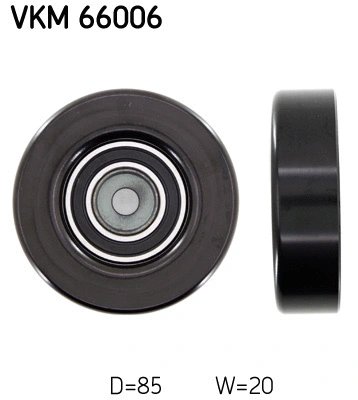 Deflection/Guide Pulley, V-ribbed belt (VKM 66006)