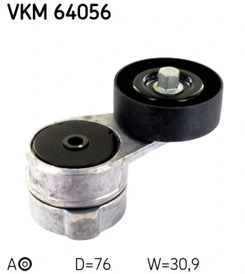 Tensioner Pulley, V-ribbed belt (VKM 64056)
