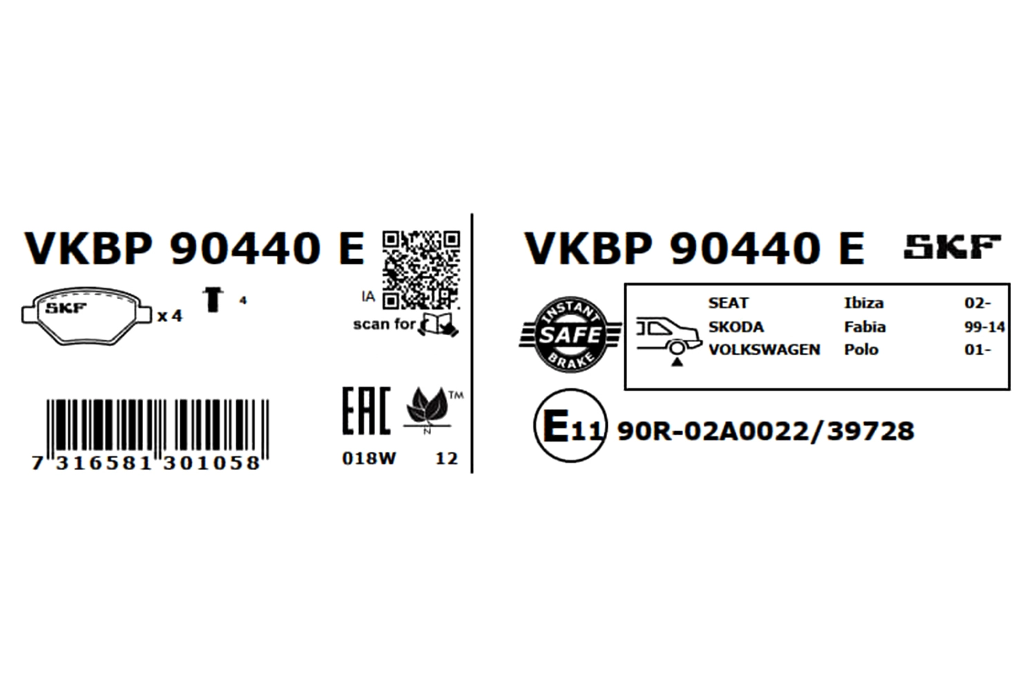 Brake Pad Set, disc brake