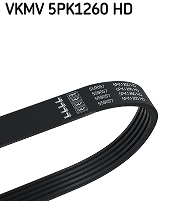 V-Ribbed Belt (VKMV 5PK1260 HD)