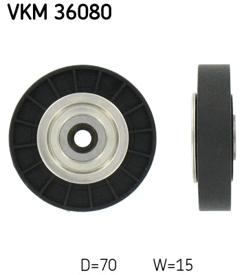 Deflection/Guide Pulley, V-ribbed belt (VKM 36080)