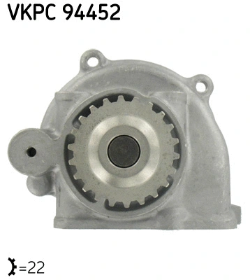 Water Pump, engine cooling (VKPC 94452)