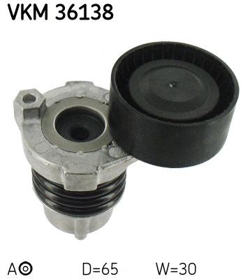 Tensioner Pulley, V-ribbed belt (VKM 36138)