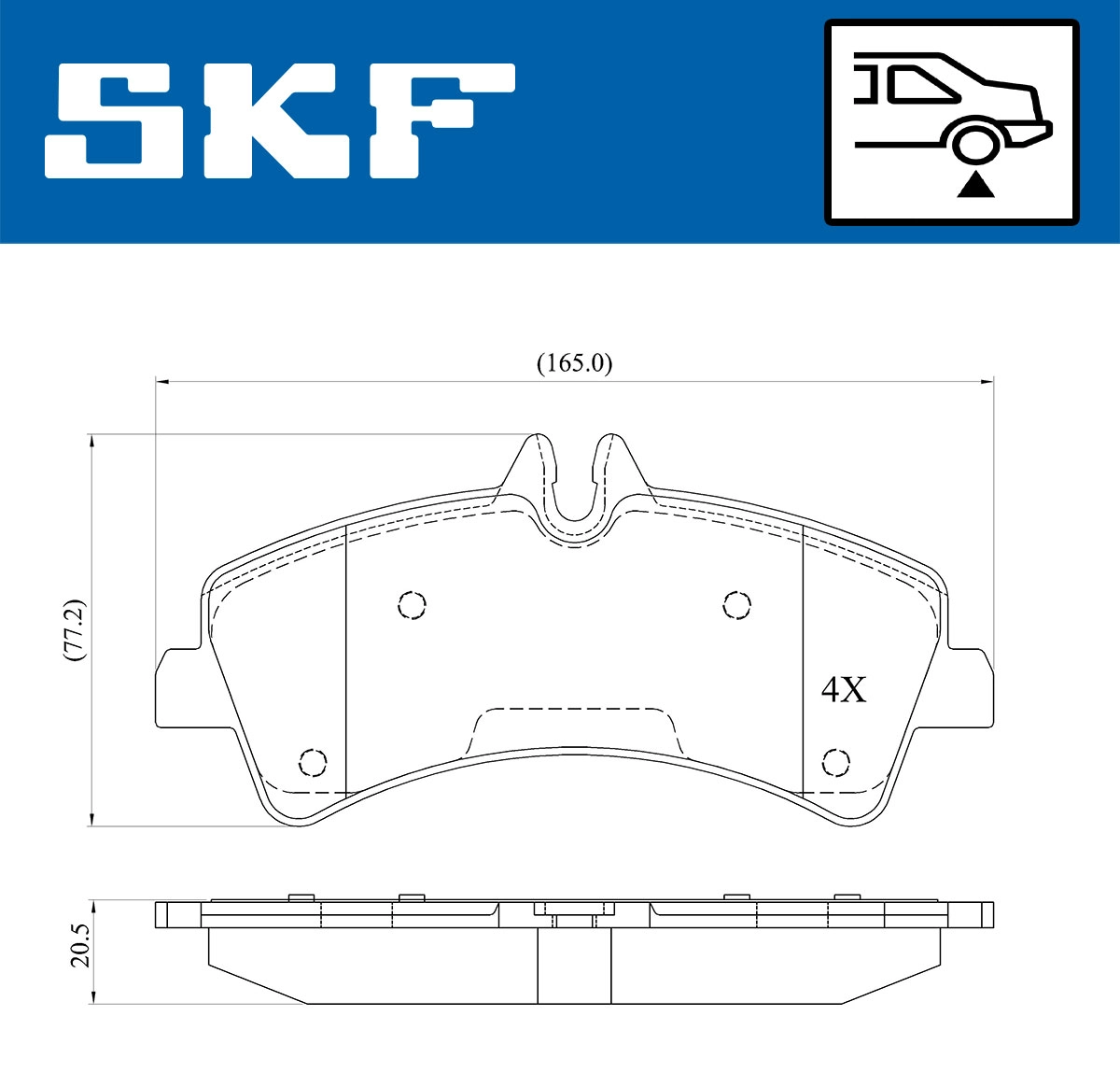 Brake Pad Set, disc brake (VKBP 90149)