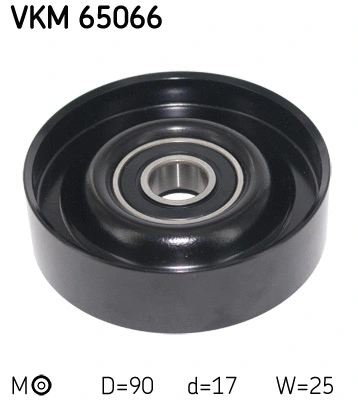 Tensioner Pulley, V-ribbed belt (VKM 65066)
