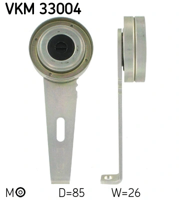 Tensioner Pulley, V-ribbed belt (VKM 33004)