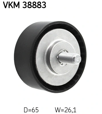 Deflection/Guide Pulley, V-ribbed belt (VKM 38883)