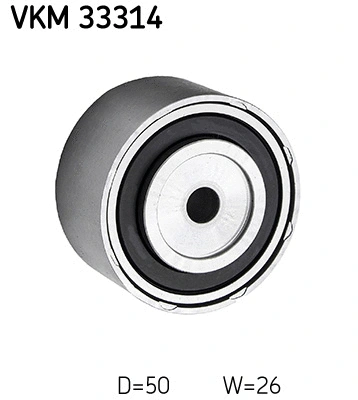 Deflection/Guide Pulley, V-ribbed belt